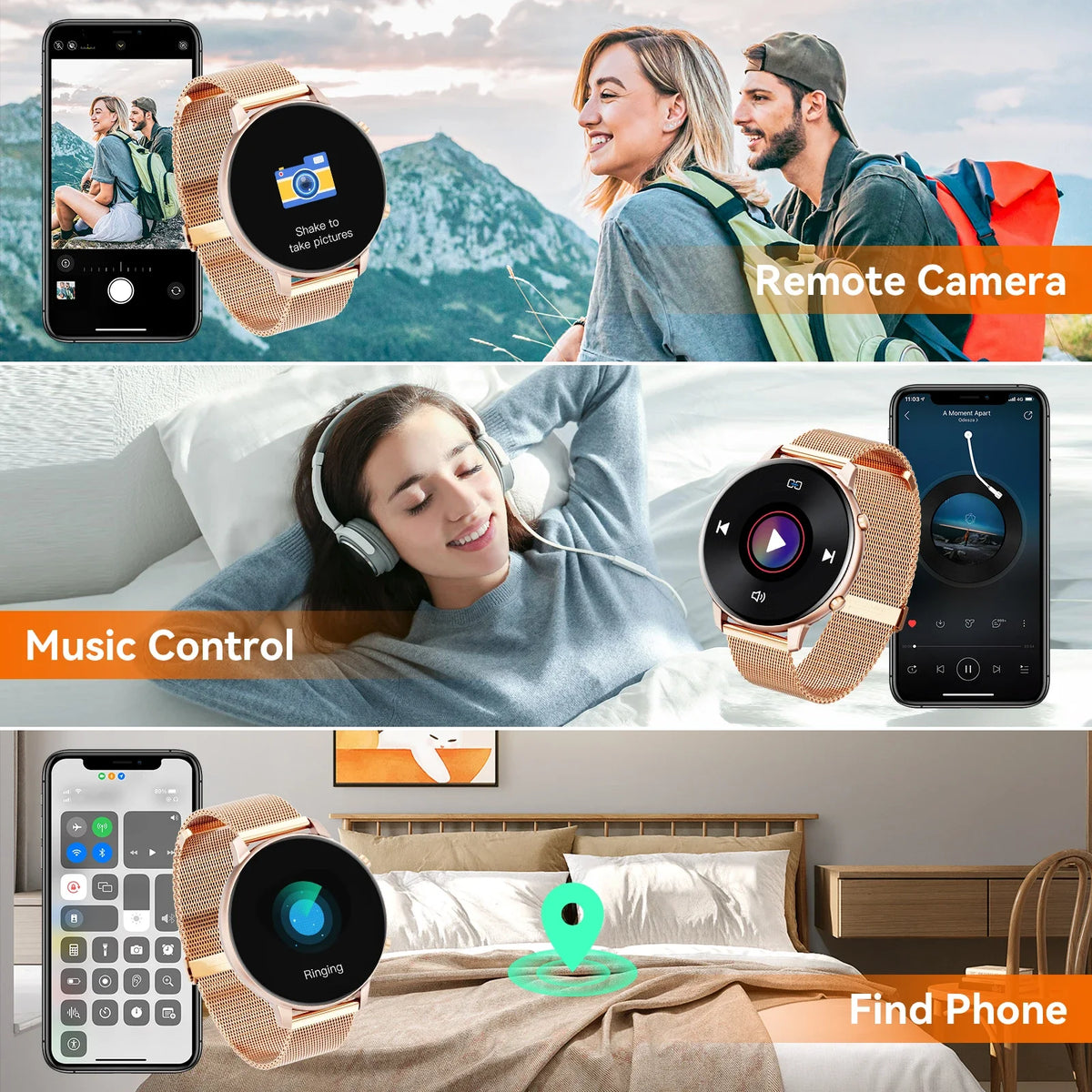 Bluetooth Calling Smartwatch With Fitness And Heart Rate SpO2 Tracking