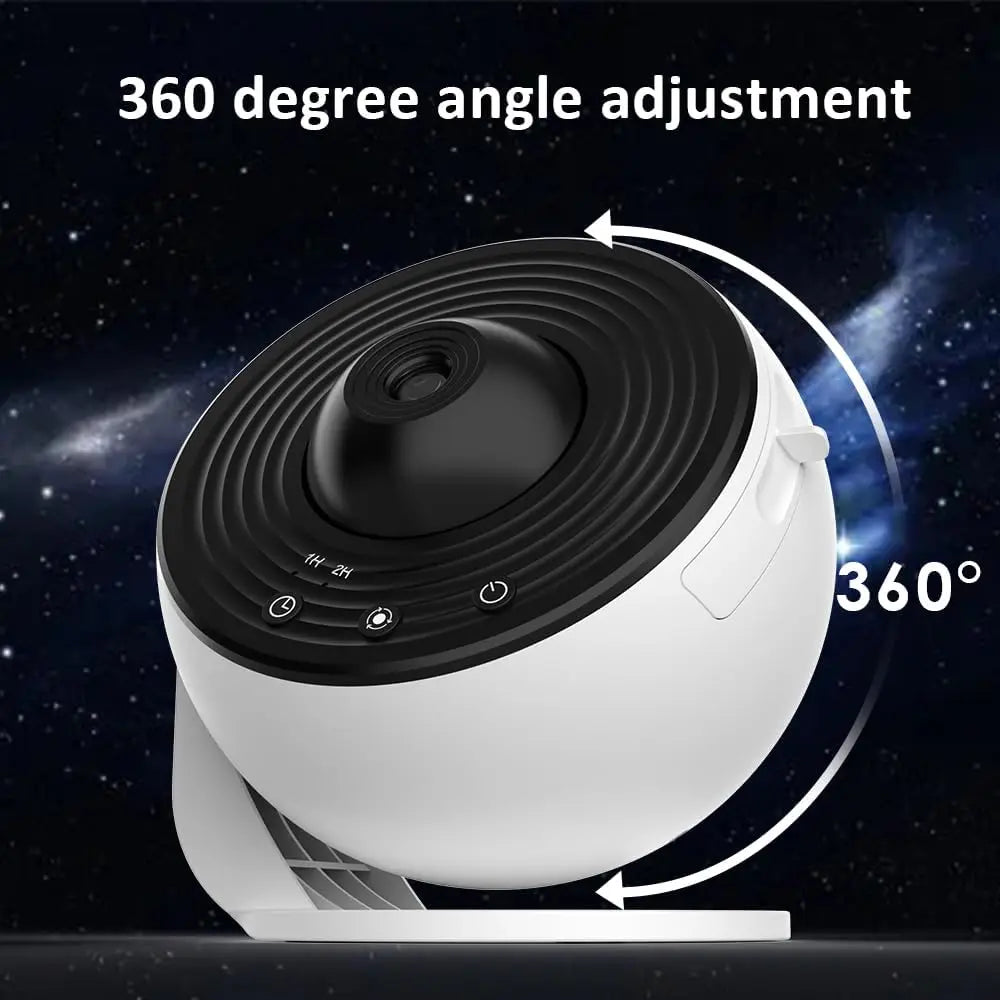Aiopp Rotating Galaxy Star Projector Planetarium Night Light For Decor