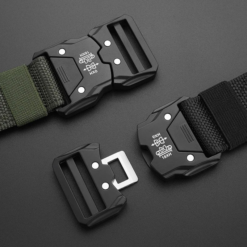 Quick Release Tactical Belt For Outdoor Sports And Everyday Wear