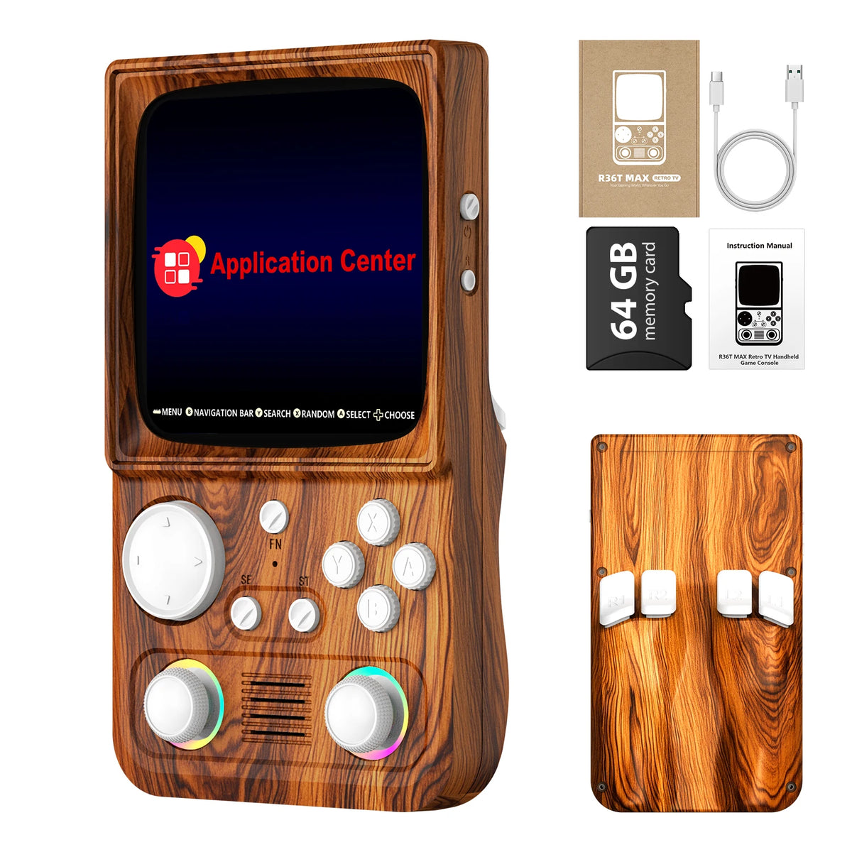 AISLPC RG40 MAX Portable Handheld Game Console With IPS Display