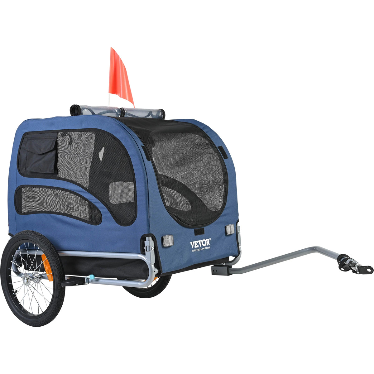 SucceBuy Pet Bicycle Trailer Carrier with Coupler for Dog Travel