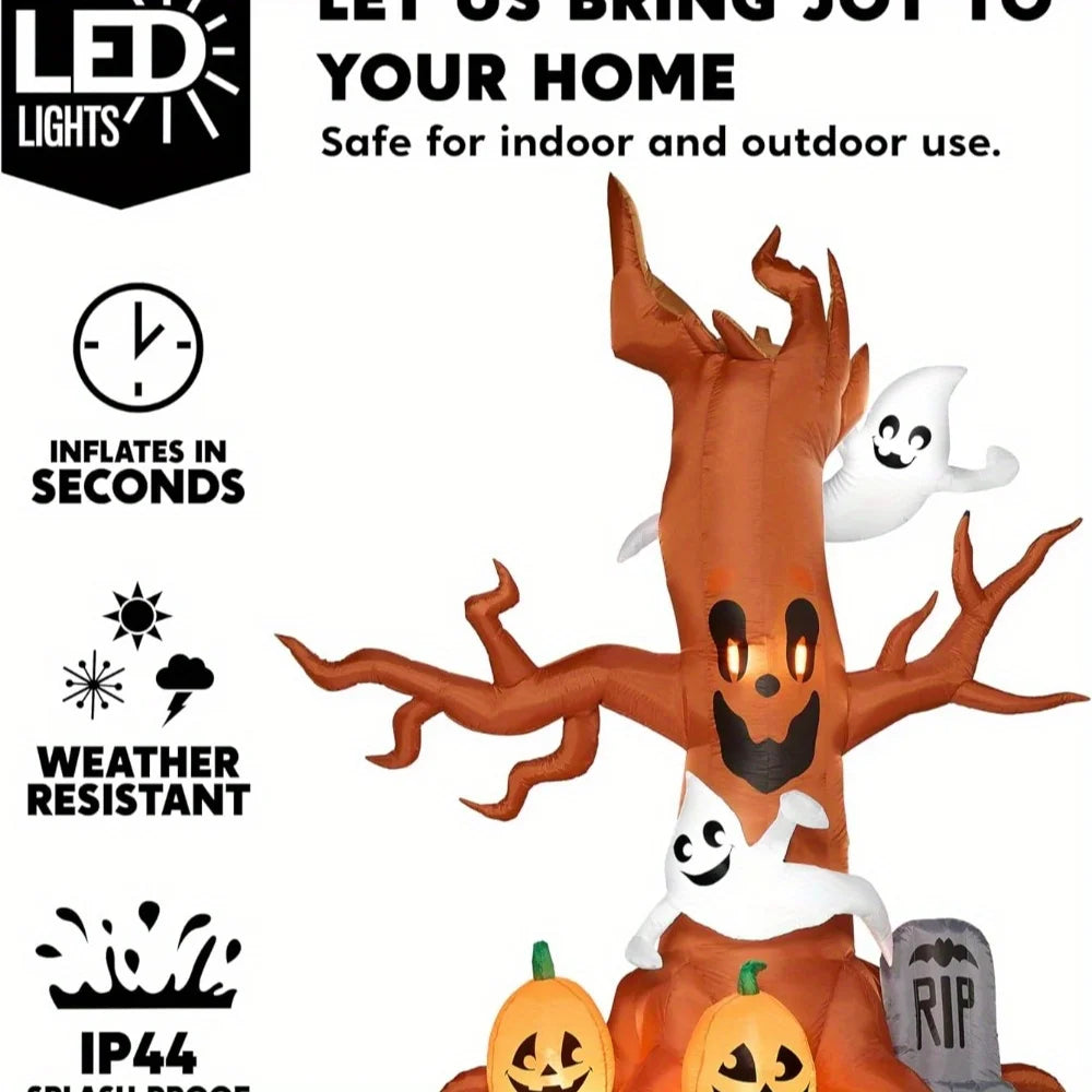 Halloween Inflatable Spooky Tree Yard And Garden Decor