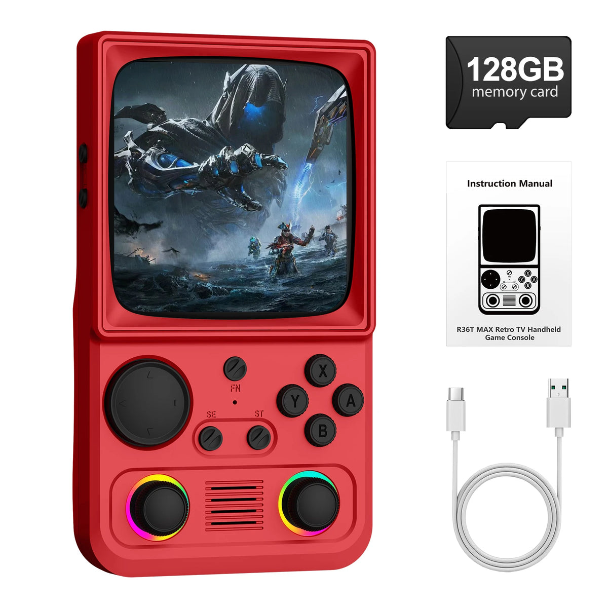 AISLPC RG40 MAX Portable Handheld Game Console With IPS Display