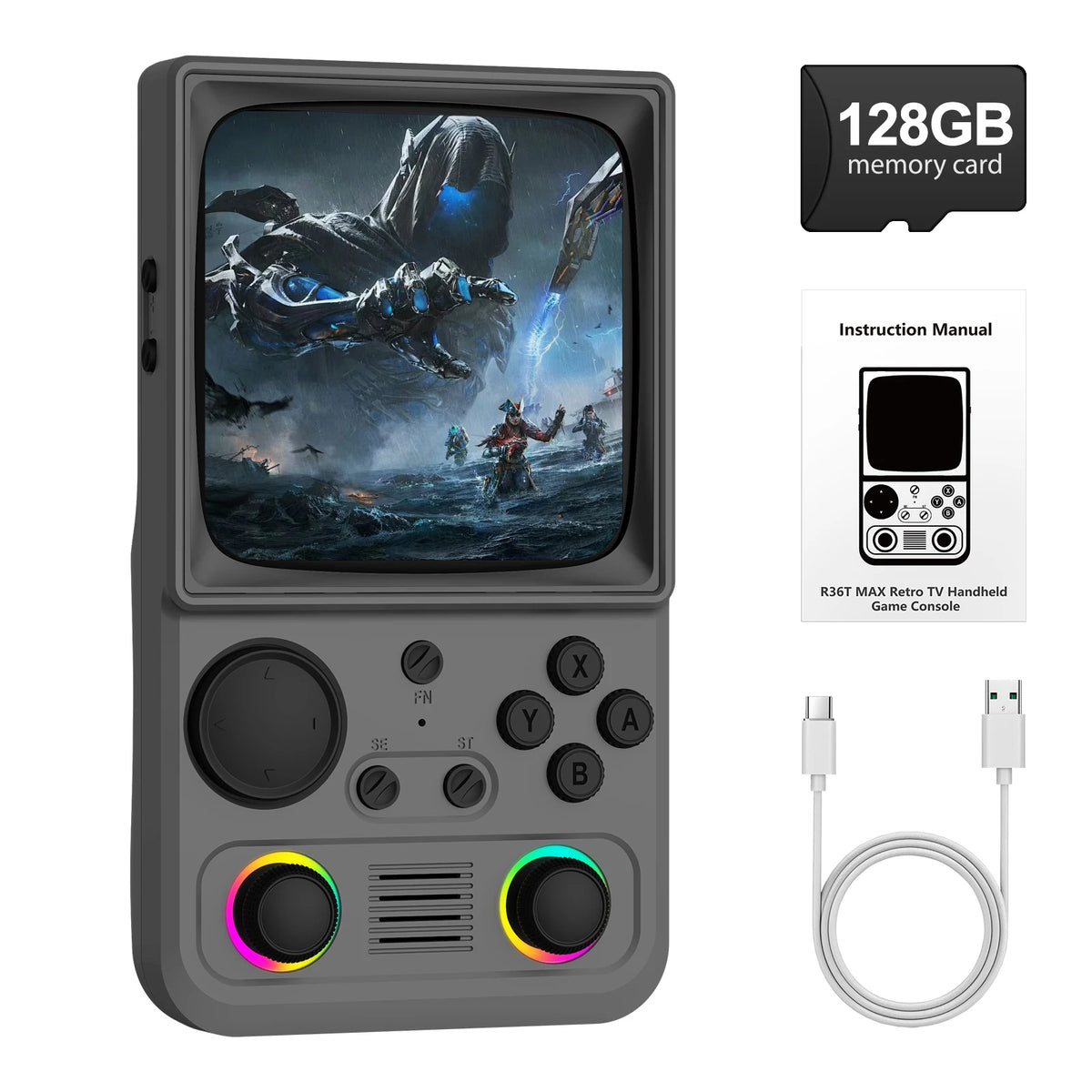 AISLPC RG40 MAX Portable Handheld Game Console With IPS Display