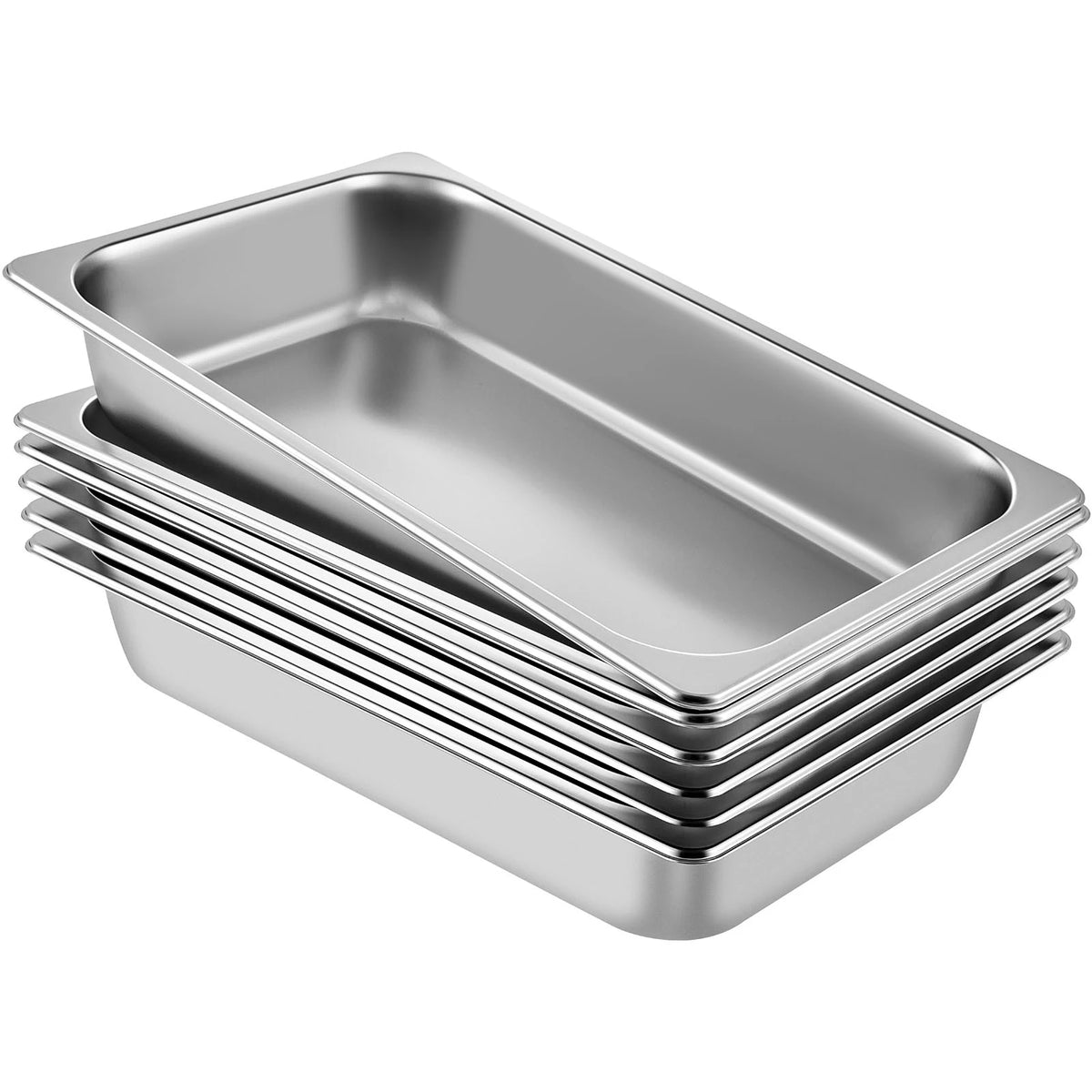 SucceBuy Stainless Steel Buffet Chafing Dish Steam Table Pan