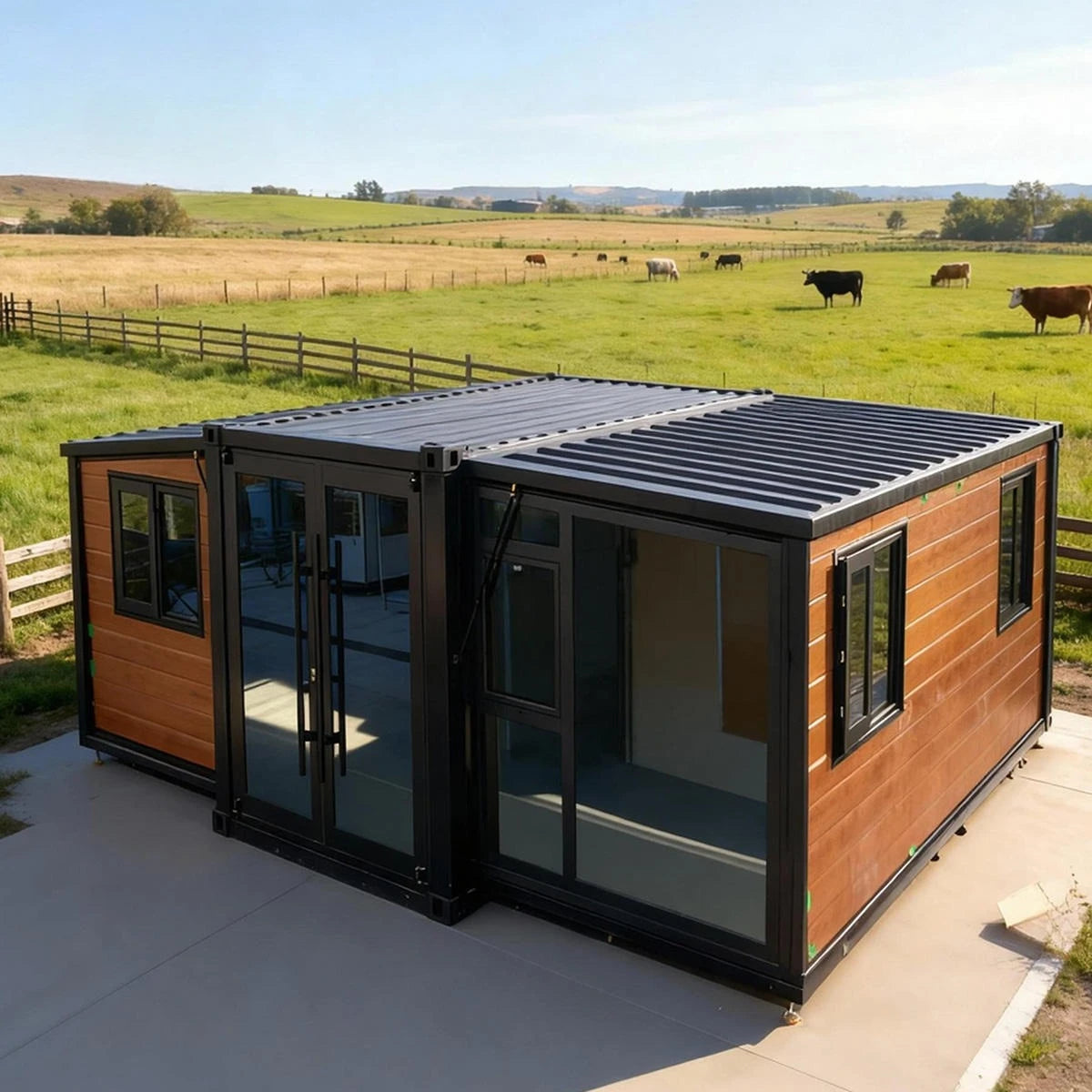 Modern Expandable Container House With Easy Assembly And Stylish Design