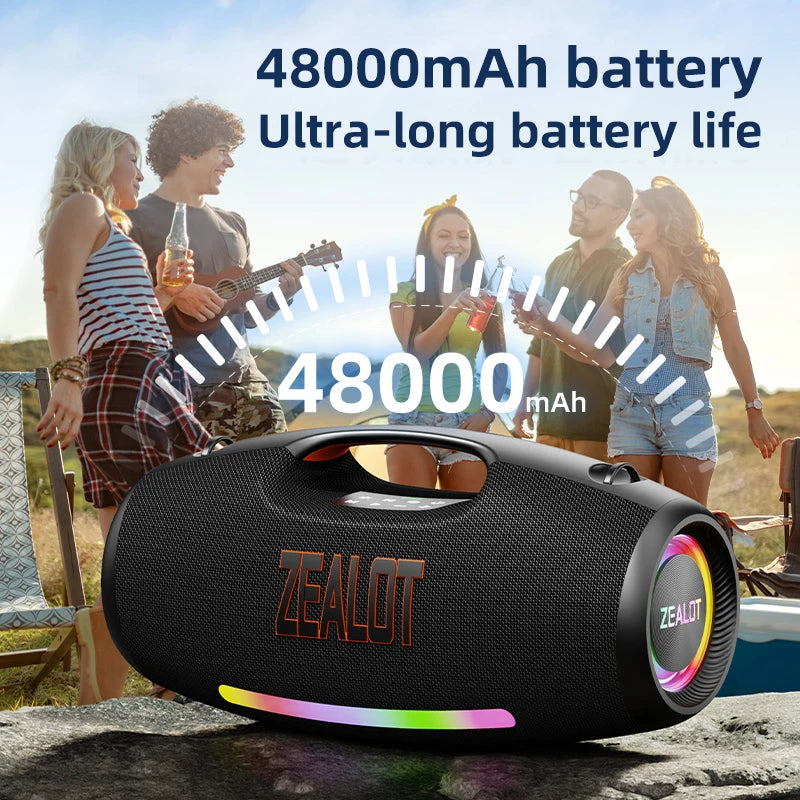 ZEALOT Waterproof Portable Bluetooth Speaker With Powerful Deep Bass