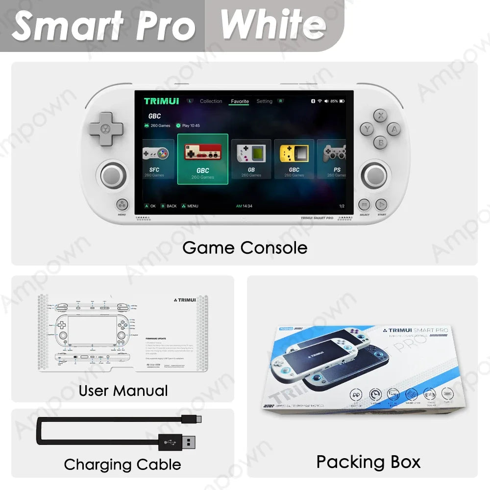 TRIMUI Smart Pro Linux Handheld Game Console With RGB Lighting