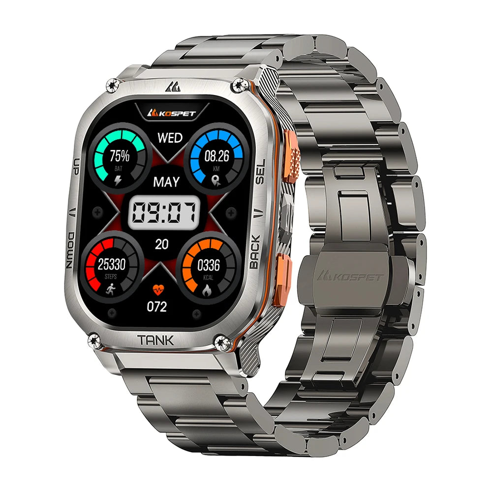 KOSPET Tank M3 Ultra GPS AMOLED Bluetooth Call Smartwatch