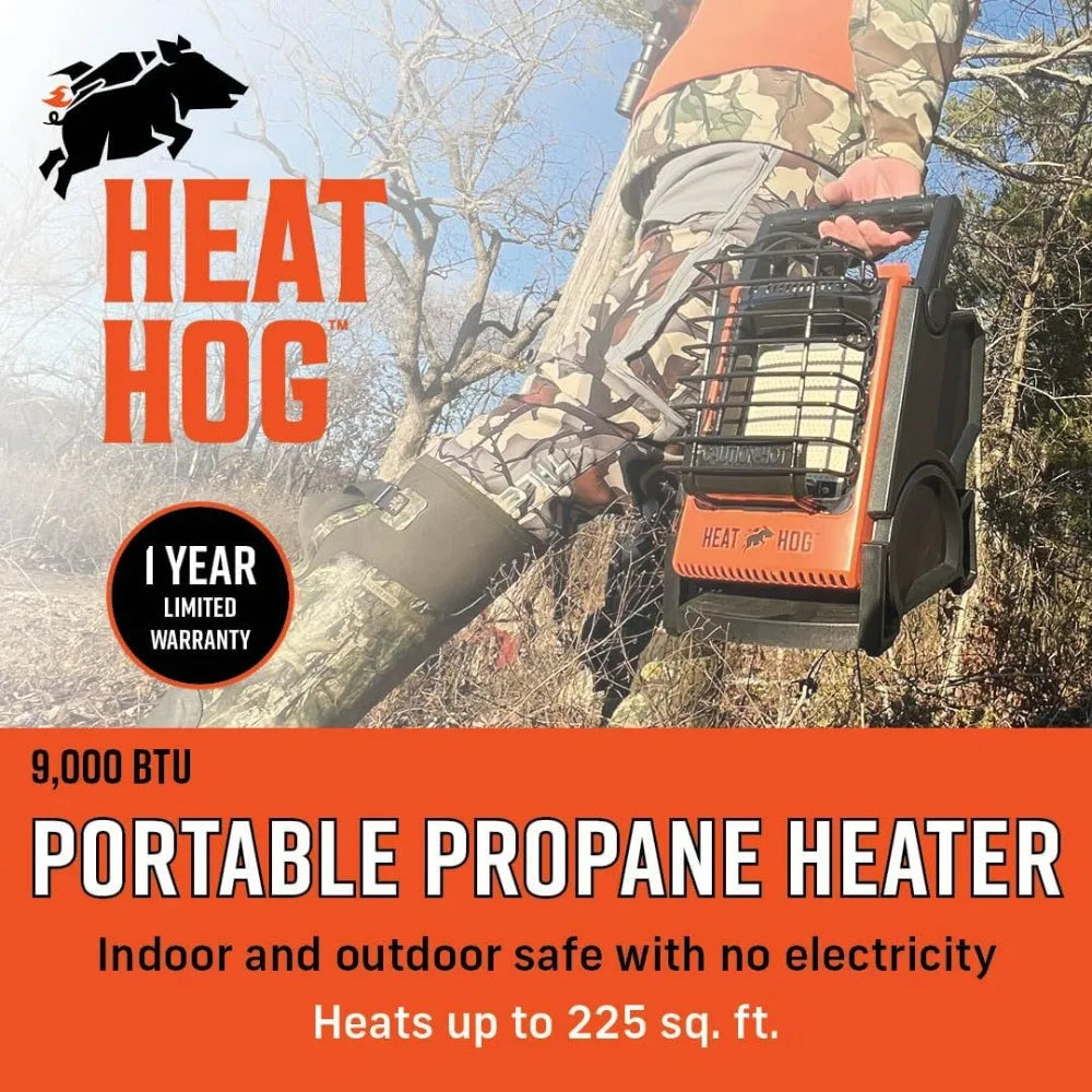 Heat Hog Portable Propane Radiant Heater for Indoor Outdoor Use