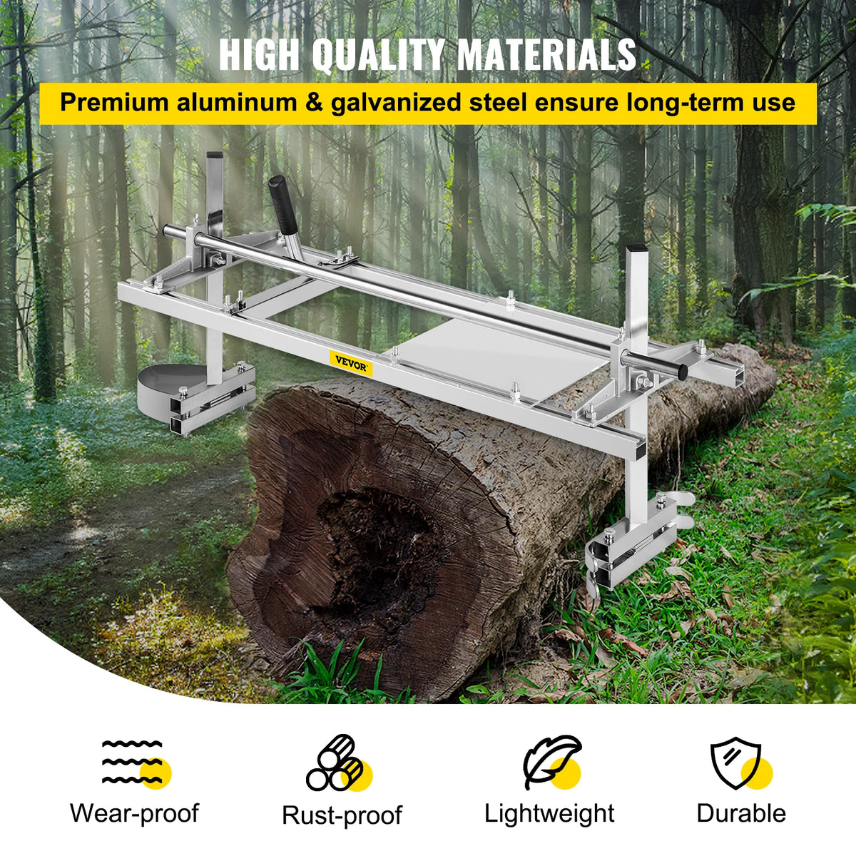 SucceBuy Portable Chainsaw Mill for Lumber Cutting and Wood Planking