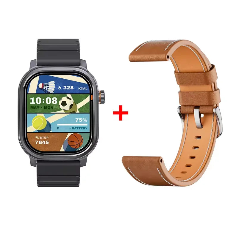 KOSPET Pulse AMOLED Smartwatch With Bluetooth Calling And Fitness Tracking