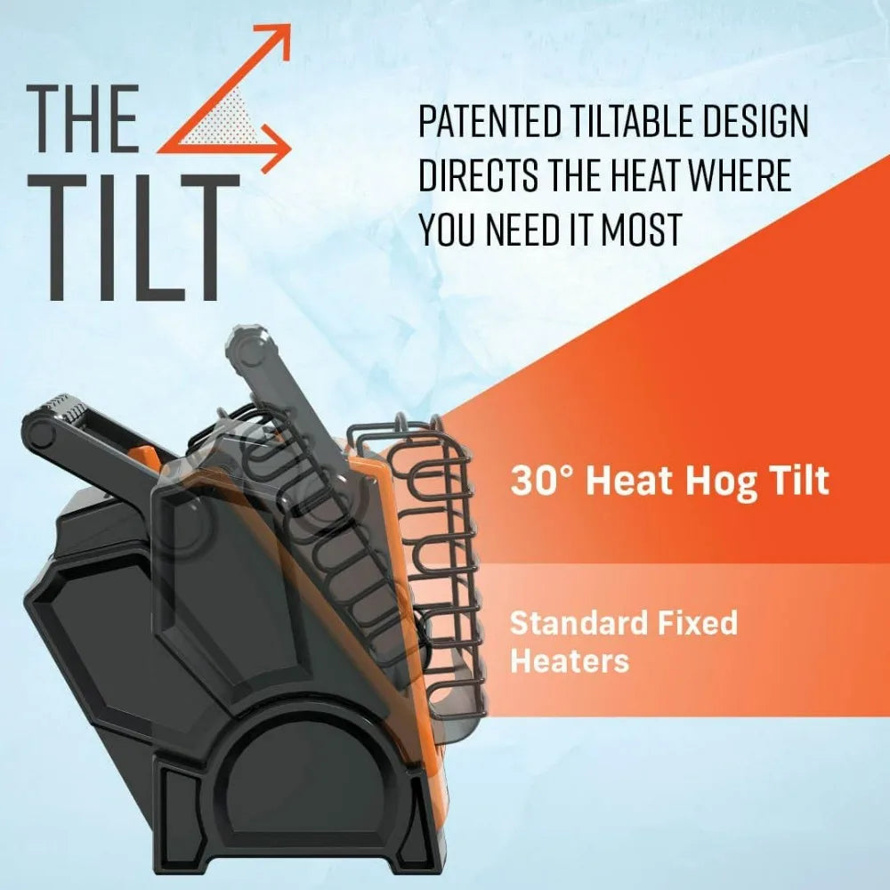 Heat Hog Portable Propane Radiant Heater for Indoor Outdoor Use
