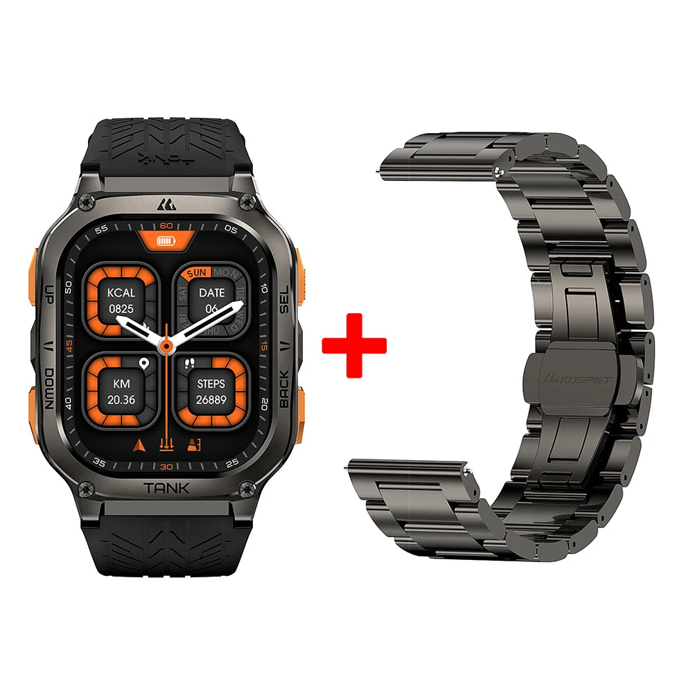KOSPET Tank M3 Ultra GPS Smartwatch With Health Tracking