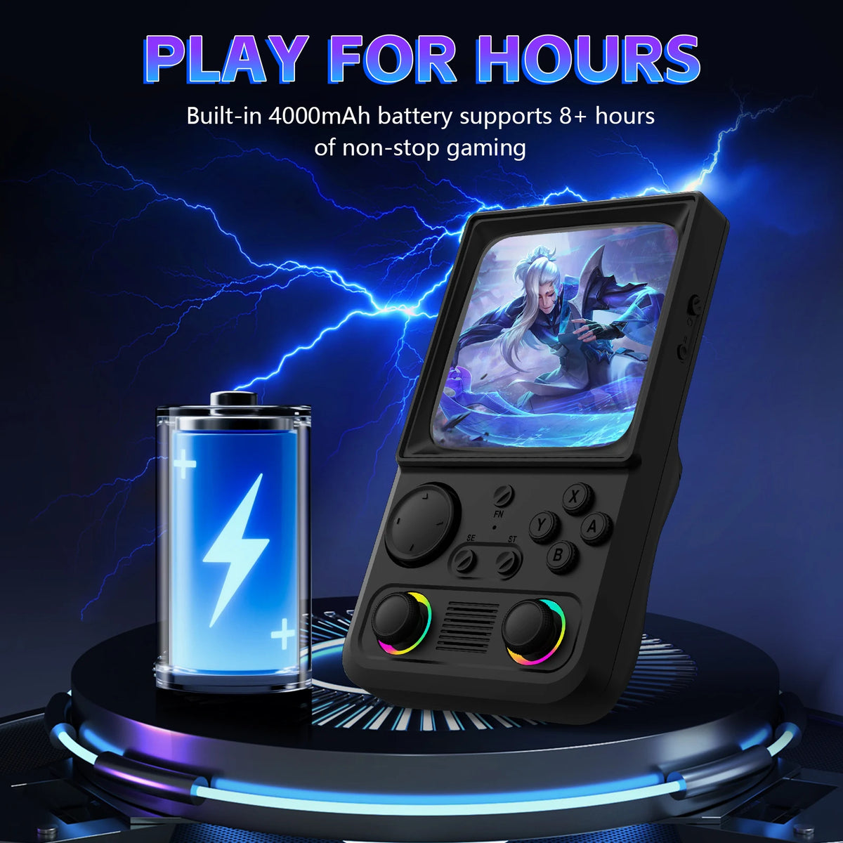 AISLPC RG40 MAX Portable Handheld Game Console With IPS Display