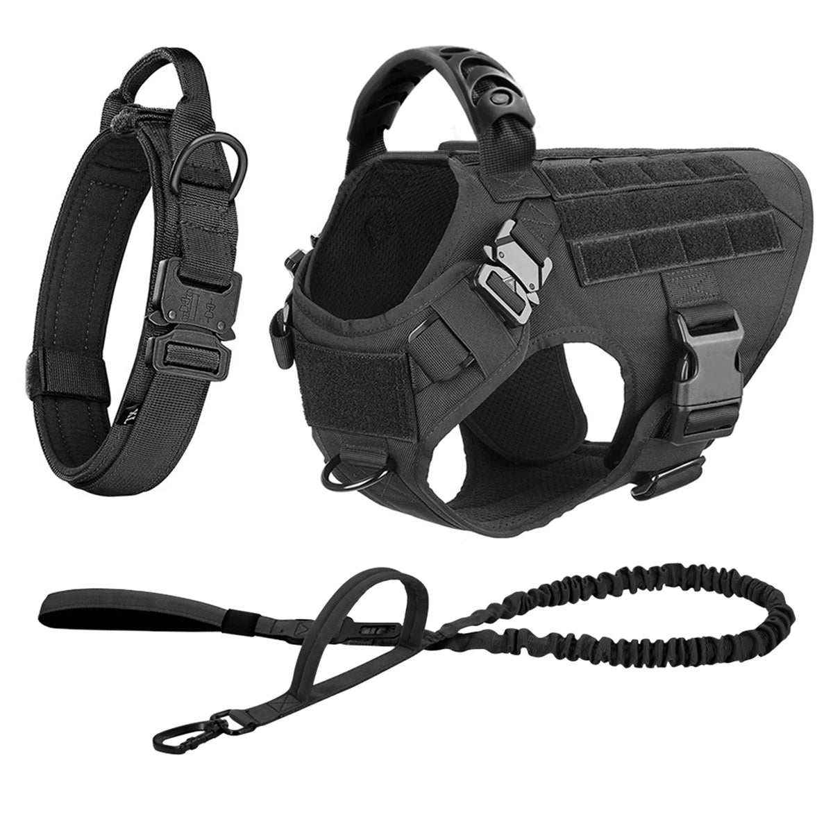 Petavel Nylon Dog Harness And Leash Set For Dogs Walking Vest