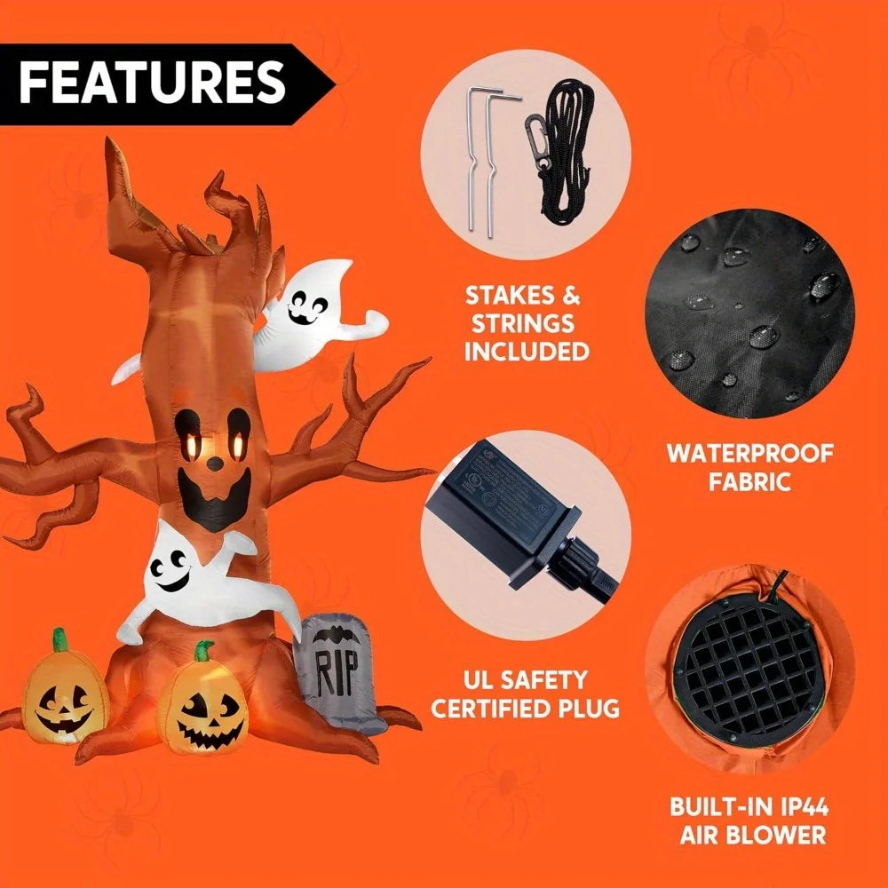 Halloween Inflatable Spooky Tree Yard And Garden Decor