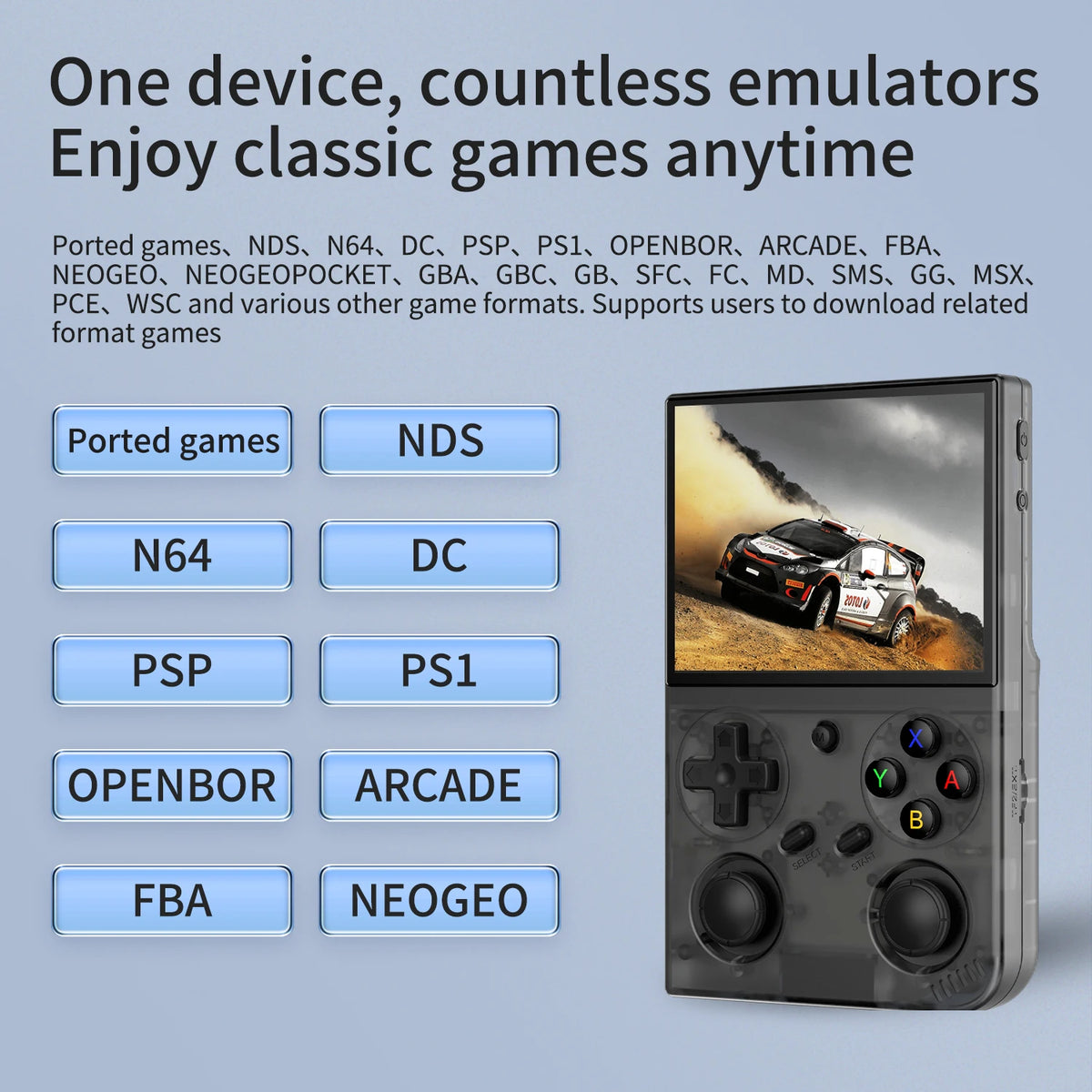 Coopreme G350 Linux Retro Handheld Game Console With 5000 Games