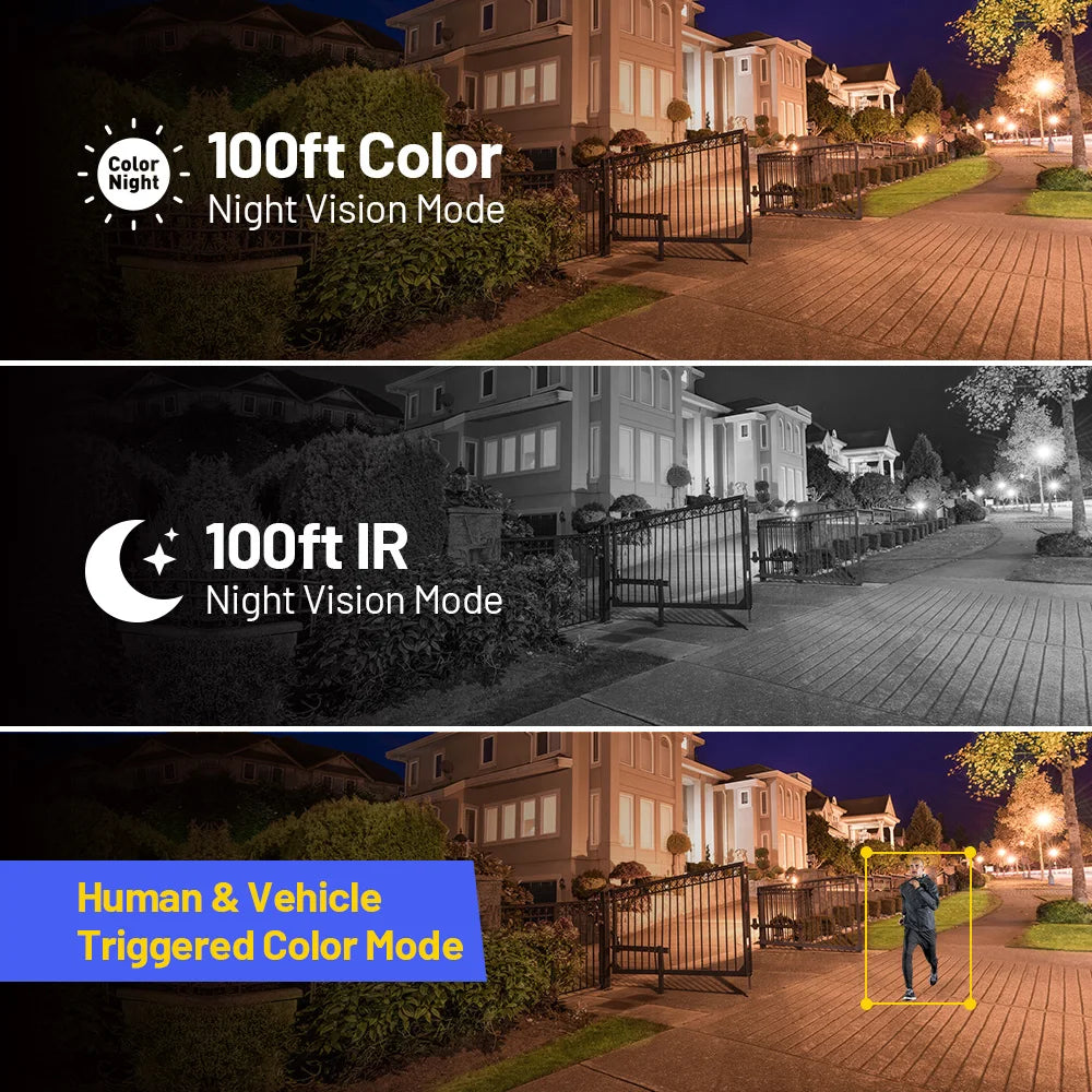 ANNKE 12MP 3K Outdoor PoE Security Camera With Night Vision