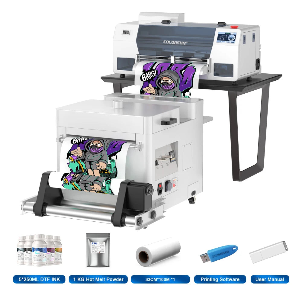 TOPPARTS Direct To Film Printer For Professional T Shirt Printing