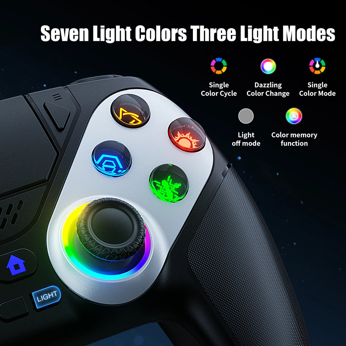 Turpow Wireless Controller for PS5 and PC With Turbo Function