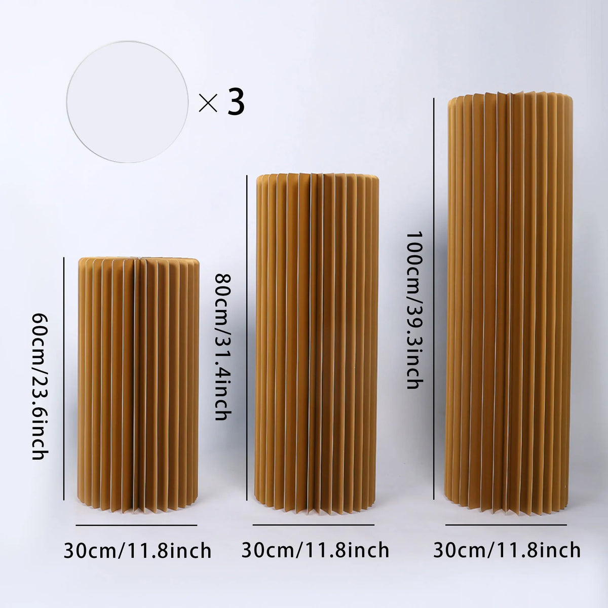 Round Roman Column Pedestal Stands Dessert Display Wedding Centerpieces