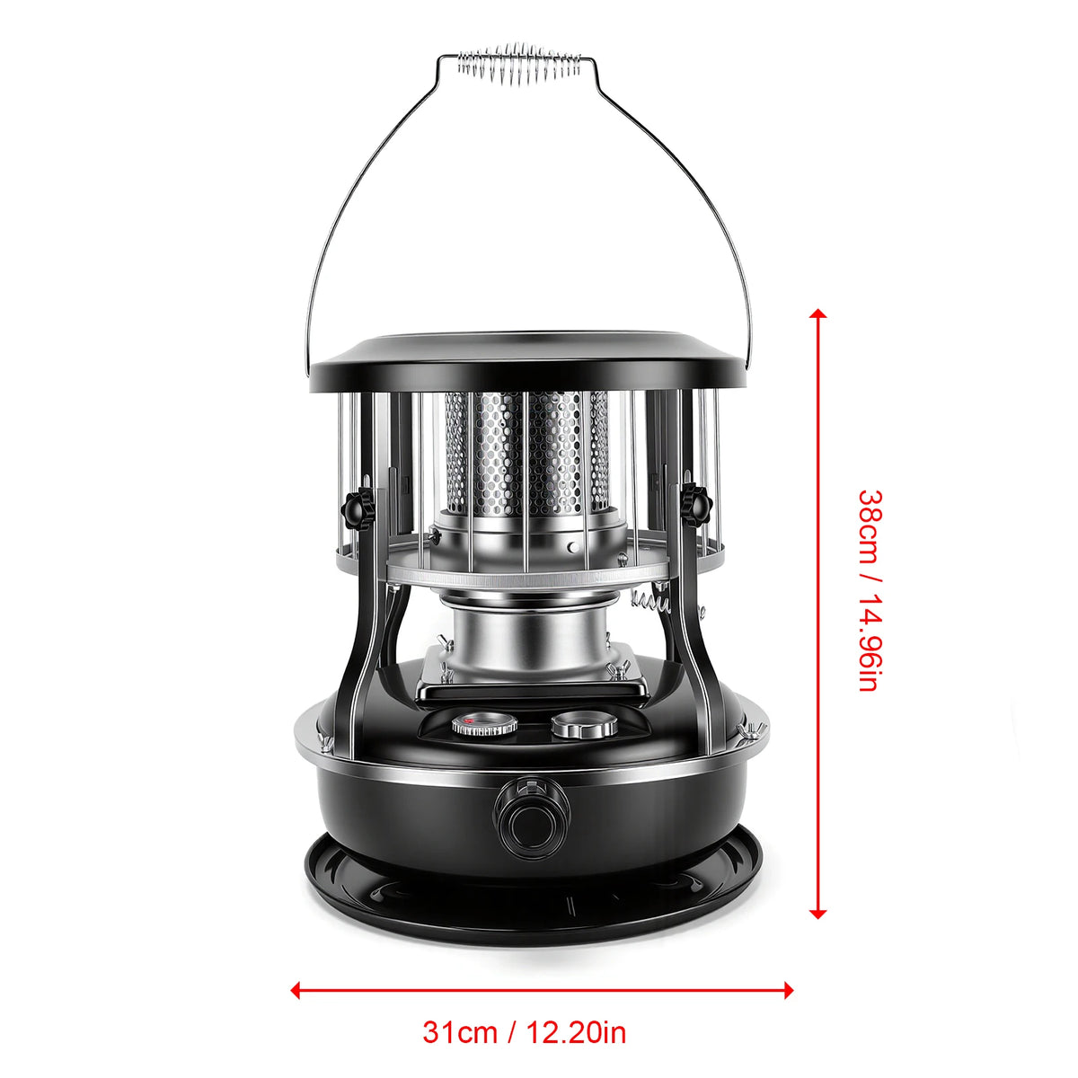 Portable Kerosene Radiant Heater 9000 BTU Indoor Outdoor Cooker Stove