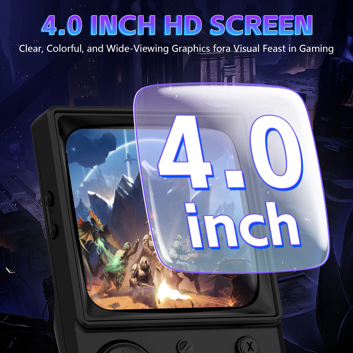 AISLPC RG40 MAX Portable Handheld Game Console With IPS Display