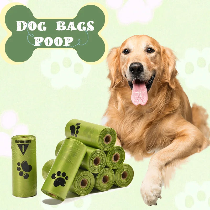 Premium Leak Proof Dog Waste Bags With Durable Paw Print Design