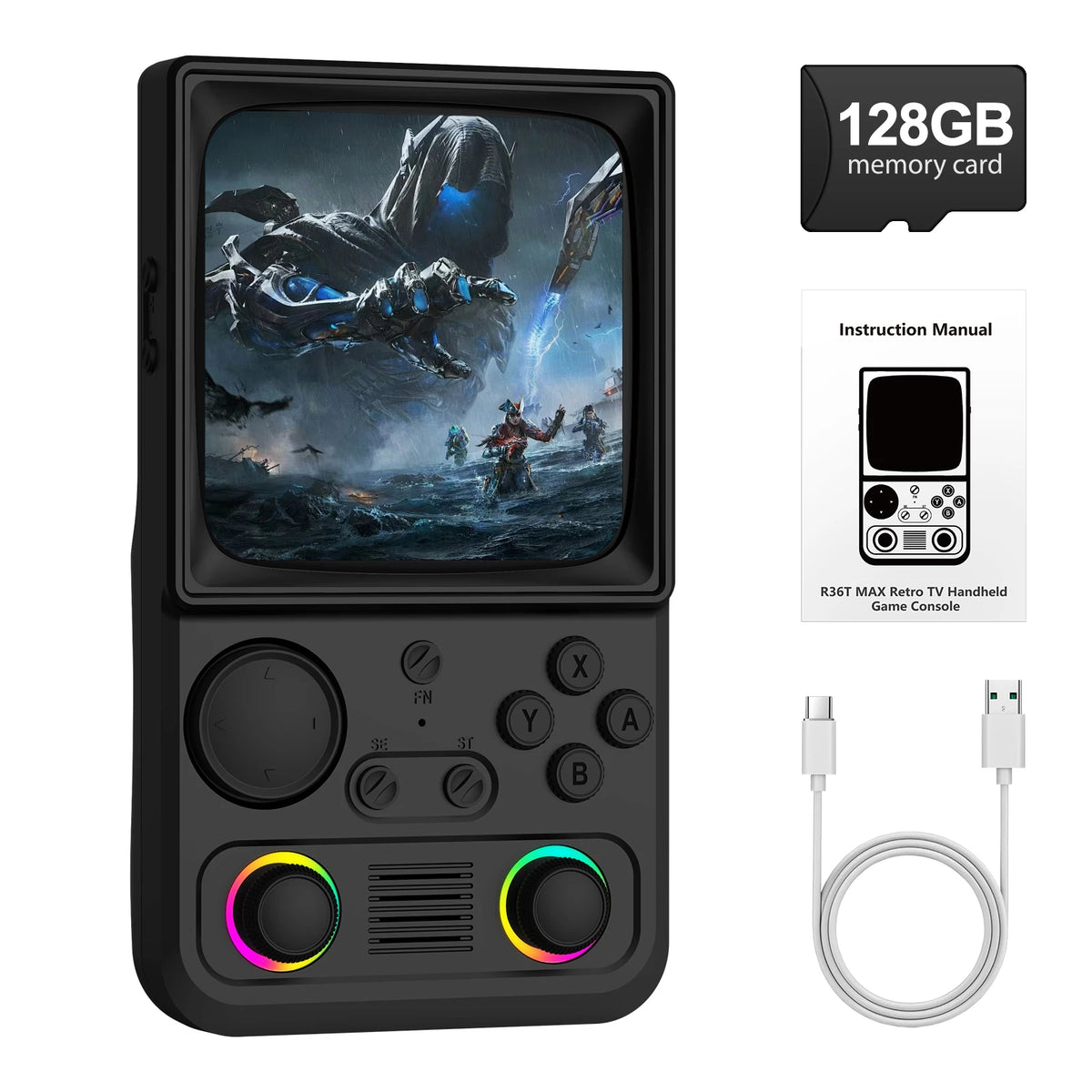 AISLPC RG40 MAX Portable Handheld Game Console With IPS Display