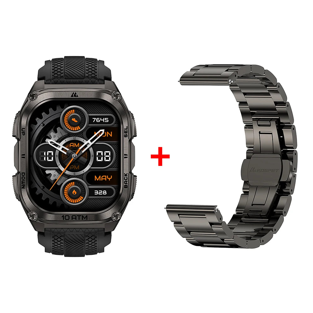 KOSPET Tank M4 GPS Smartwatch With Offline Maps And Health Tracking