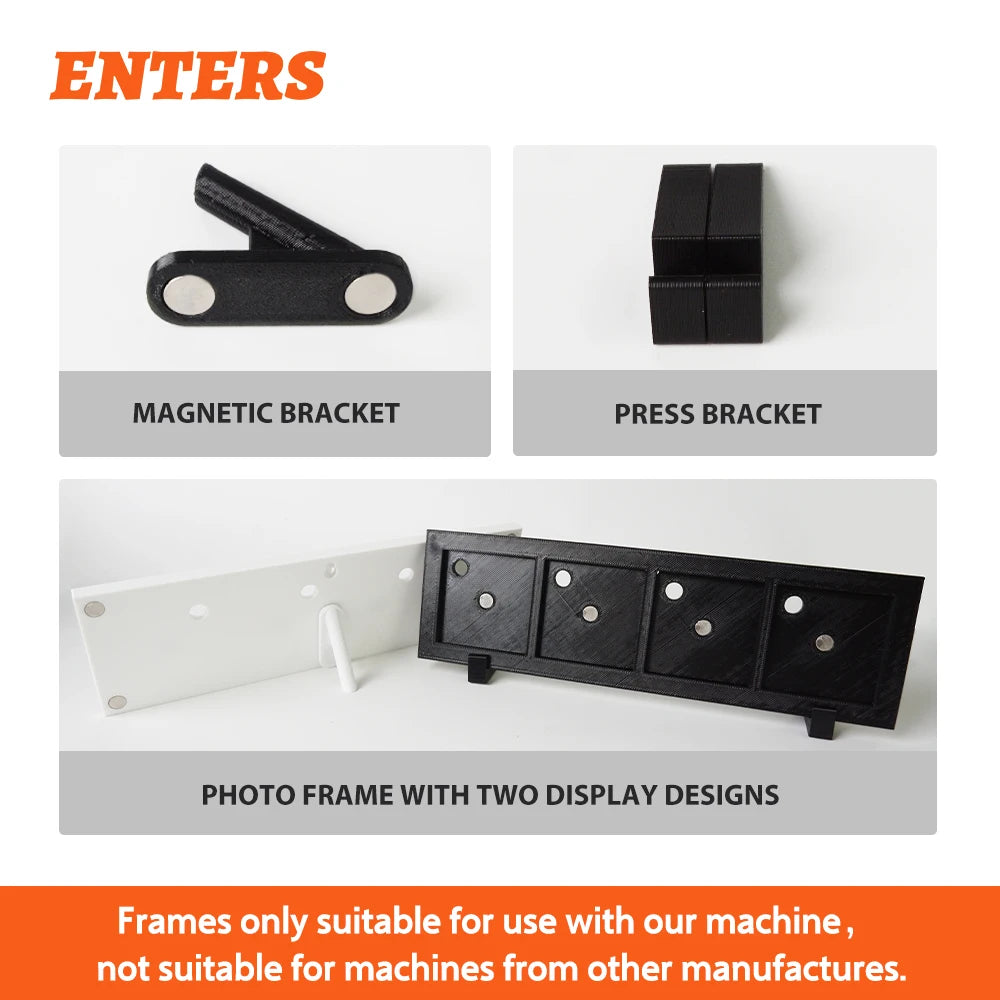 Mini Magnetic Refrigerator Photo Frames Blank Picture Holders