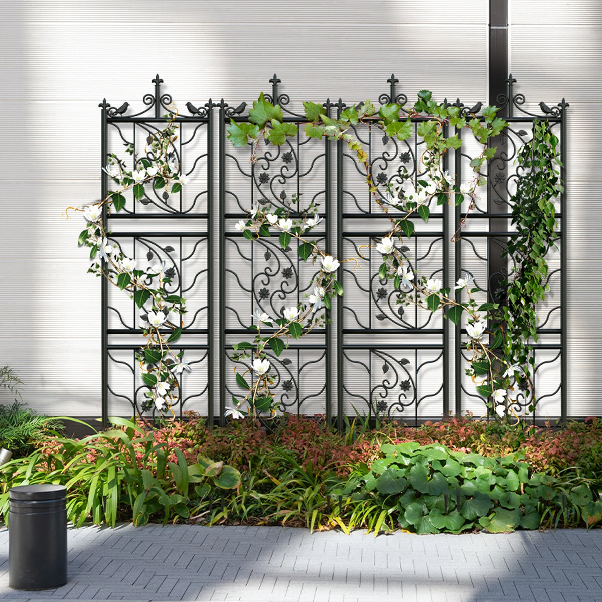 Decorative Metal Garden Trellis Panel for Climbing Plants