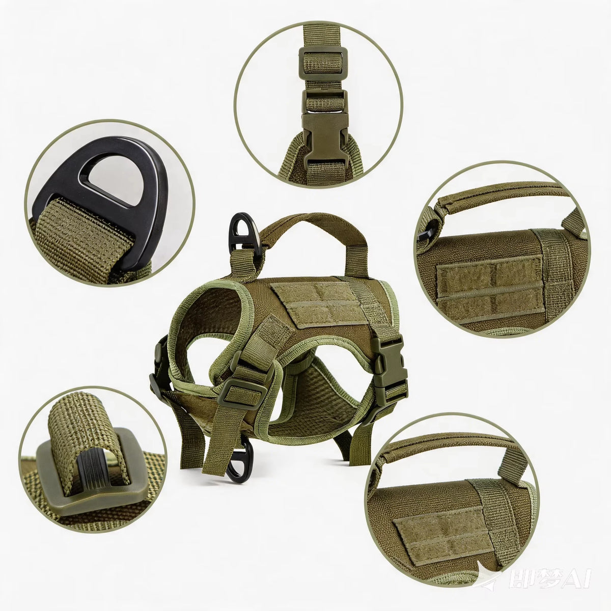 PETRAVEL Adjustable Escape Proof Cat Harness Vest With Leash Set