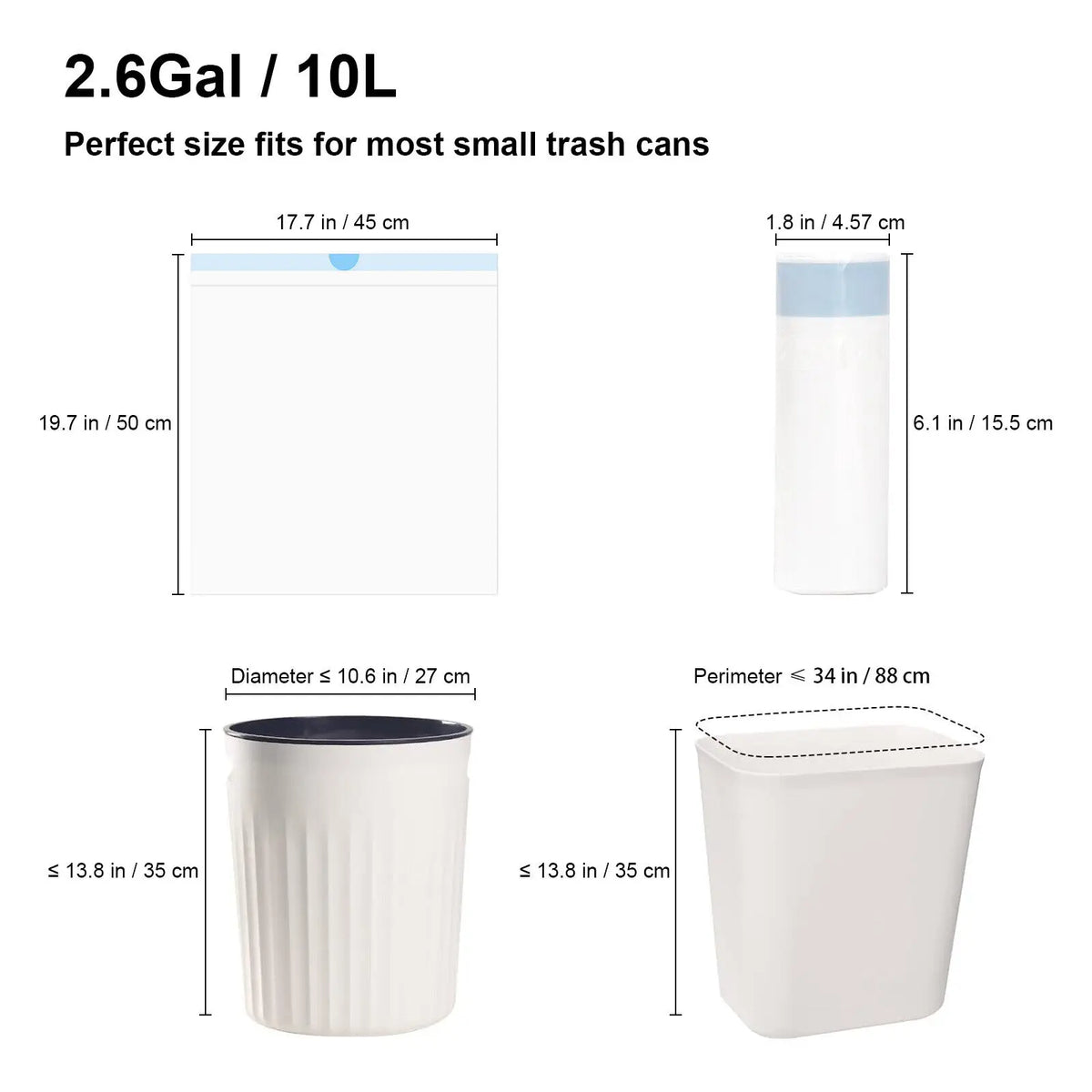 DOEL Self Cleaning Cat Litter Box Liniers Drawstring Ti Pro