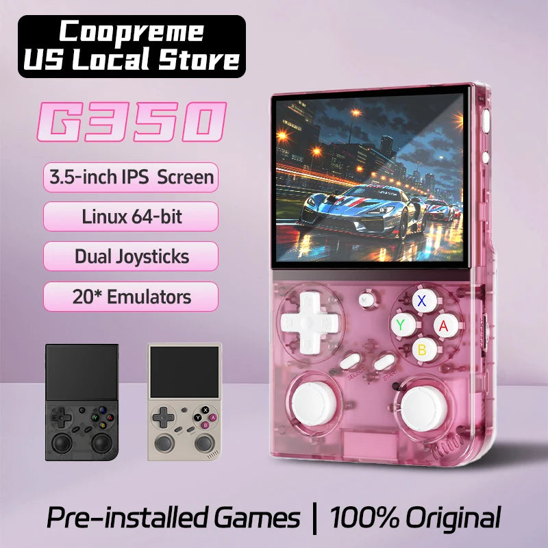 Coopreme G350 Linux Retro Handheld Game Console With 5000 Games