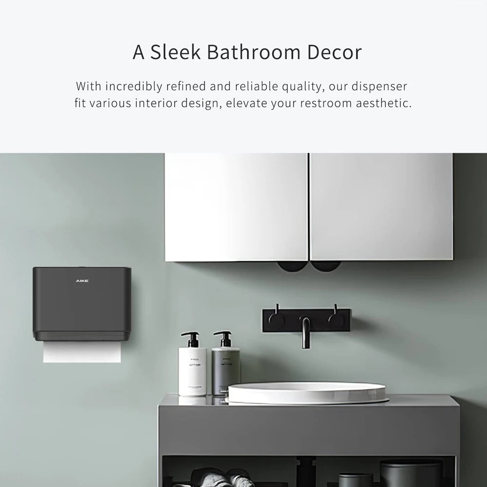 Aike Wall Mounted Paper Towel Dispenser For Bathroom Kitchen