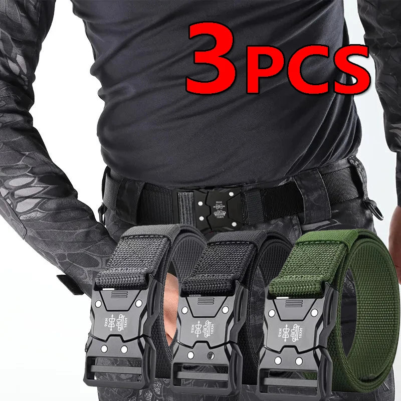 Quick Release Tactical Belt For Outdoor Sports And Everyday Wear