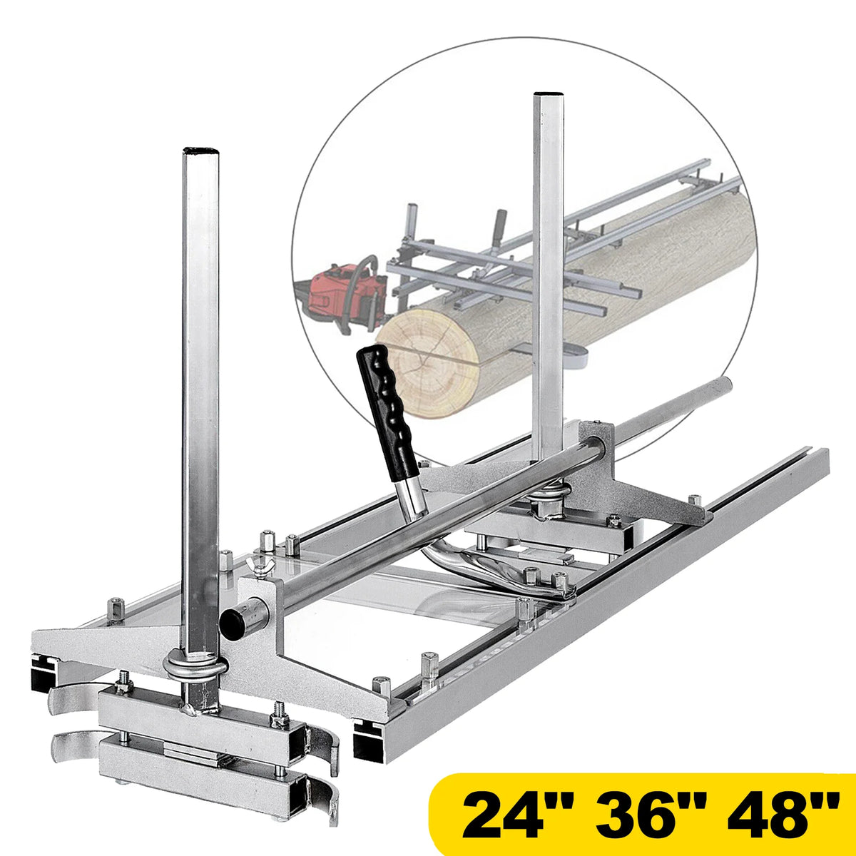 SucceBuy Portable Chainsaw Mill for Lumber Cutting and Wood Planking