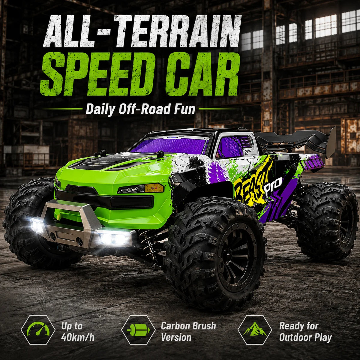 ZNLYRION Off Road RC Buggy Four Wheel Drive Remote Control