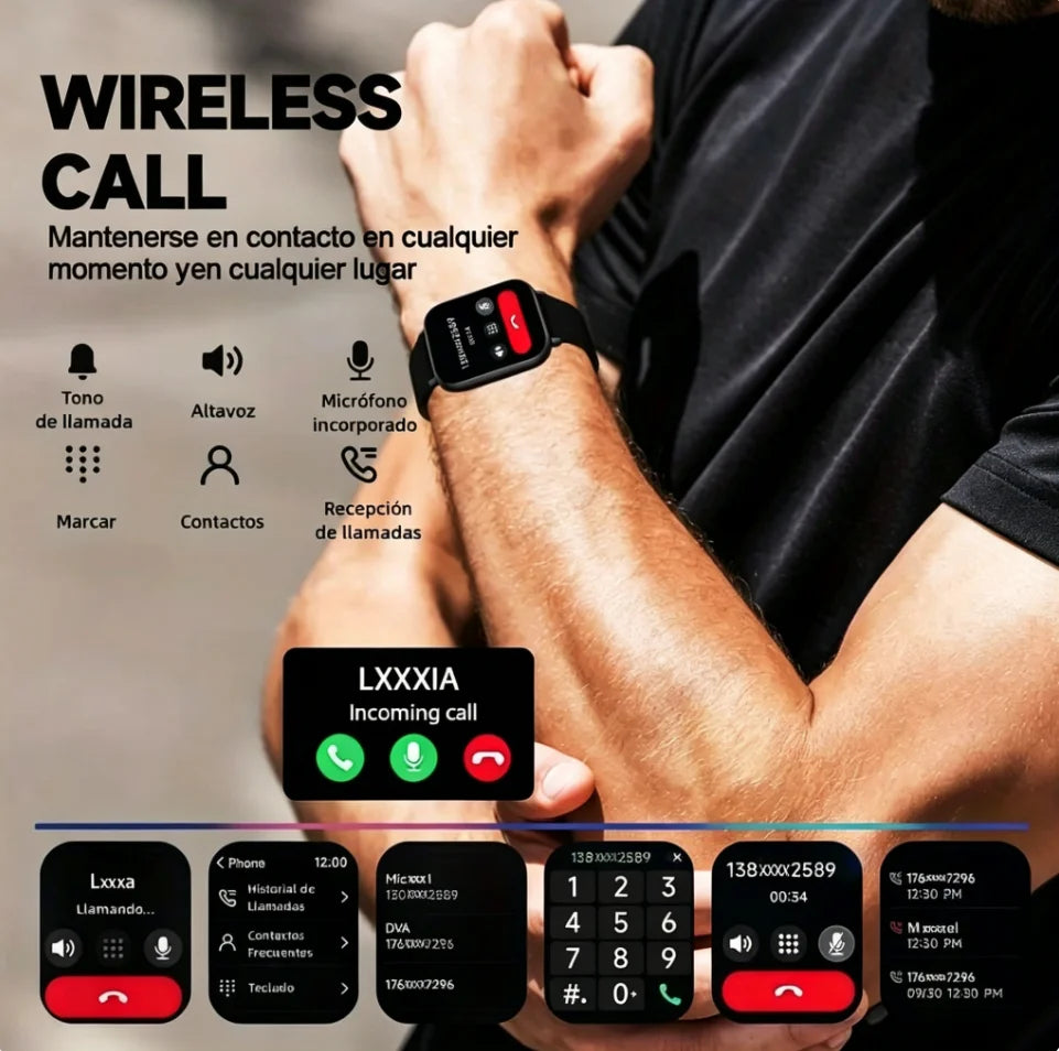 ERUN Smart Watch With Wireless Calling And Fitness Tracking