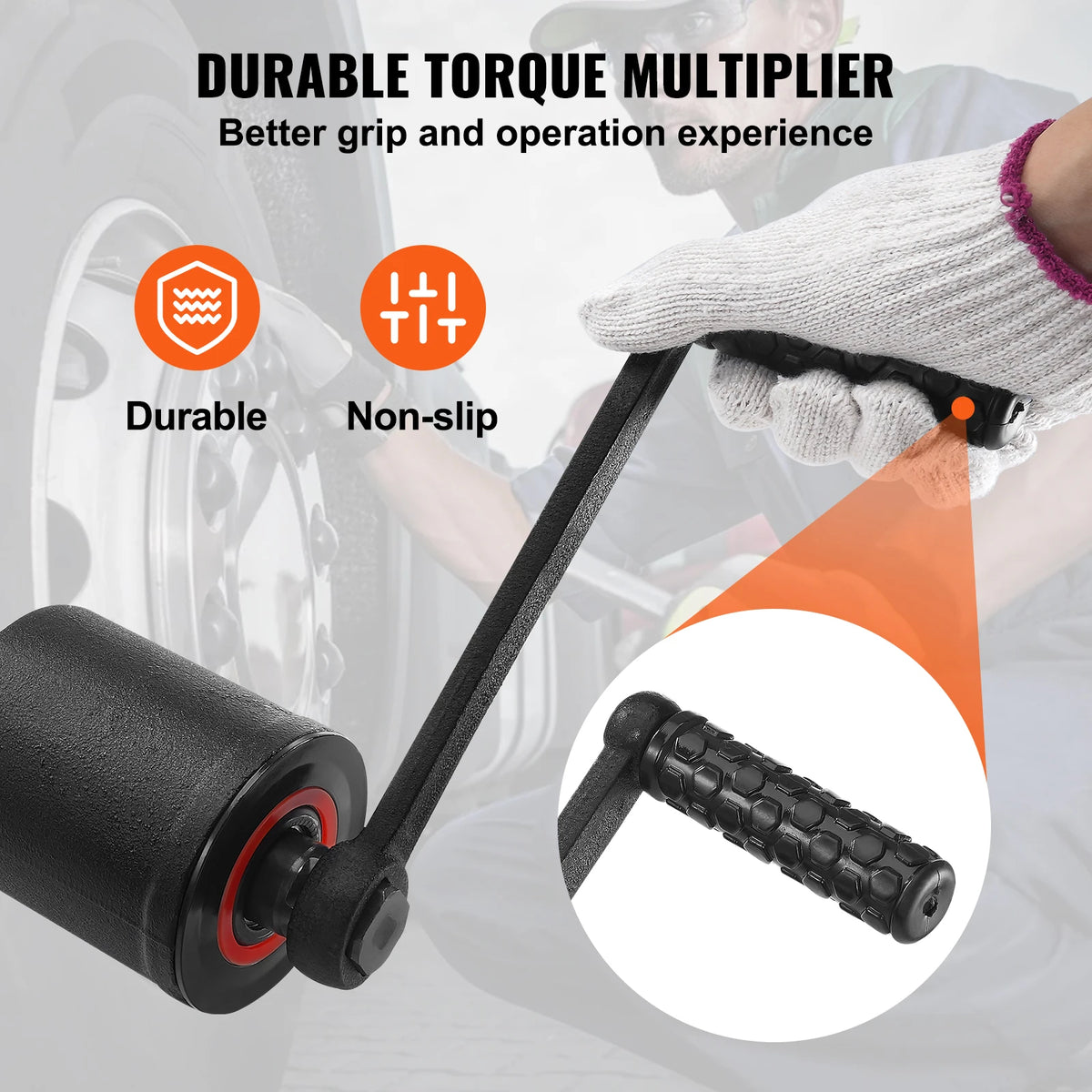 SucceBuy Heavy Duty Torque Multiplier Wrench Set With Case
