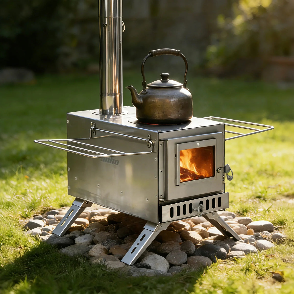Compact Stainless Steel Wood Burning Stove With Sauna Heater