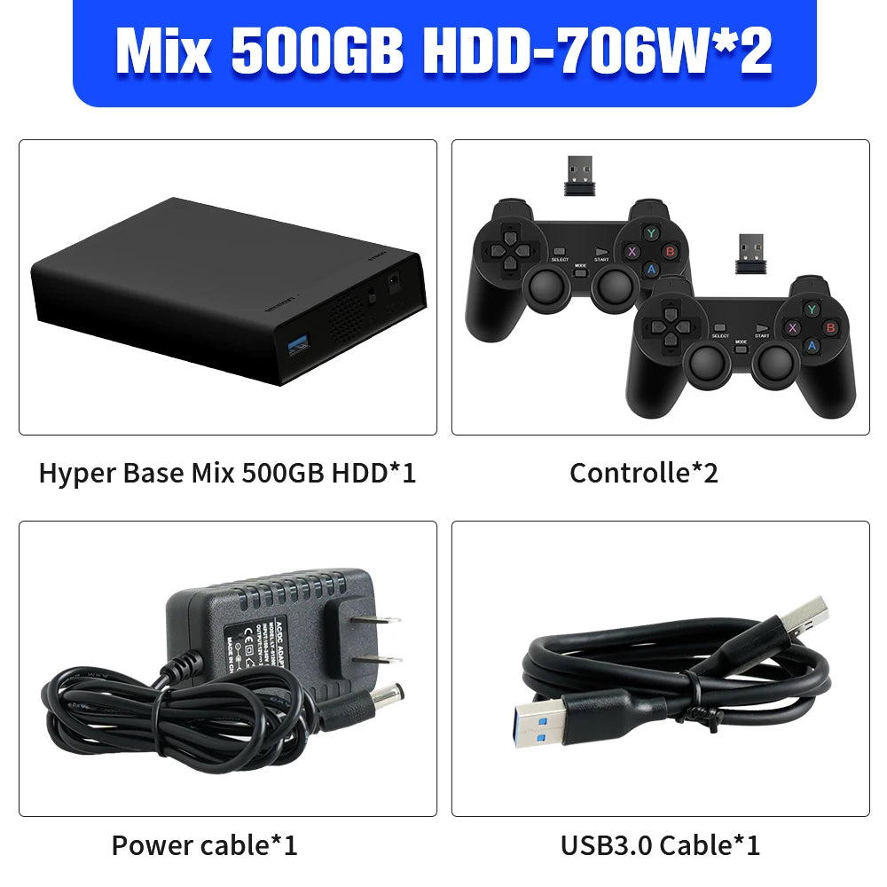 JMachen Plug And Play Game Hard Drive With 38000 Games