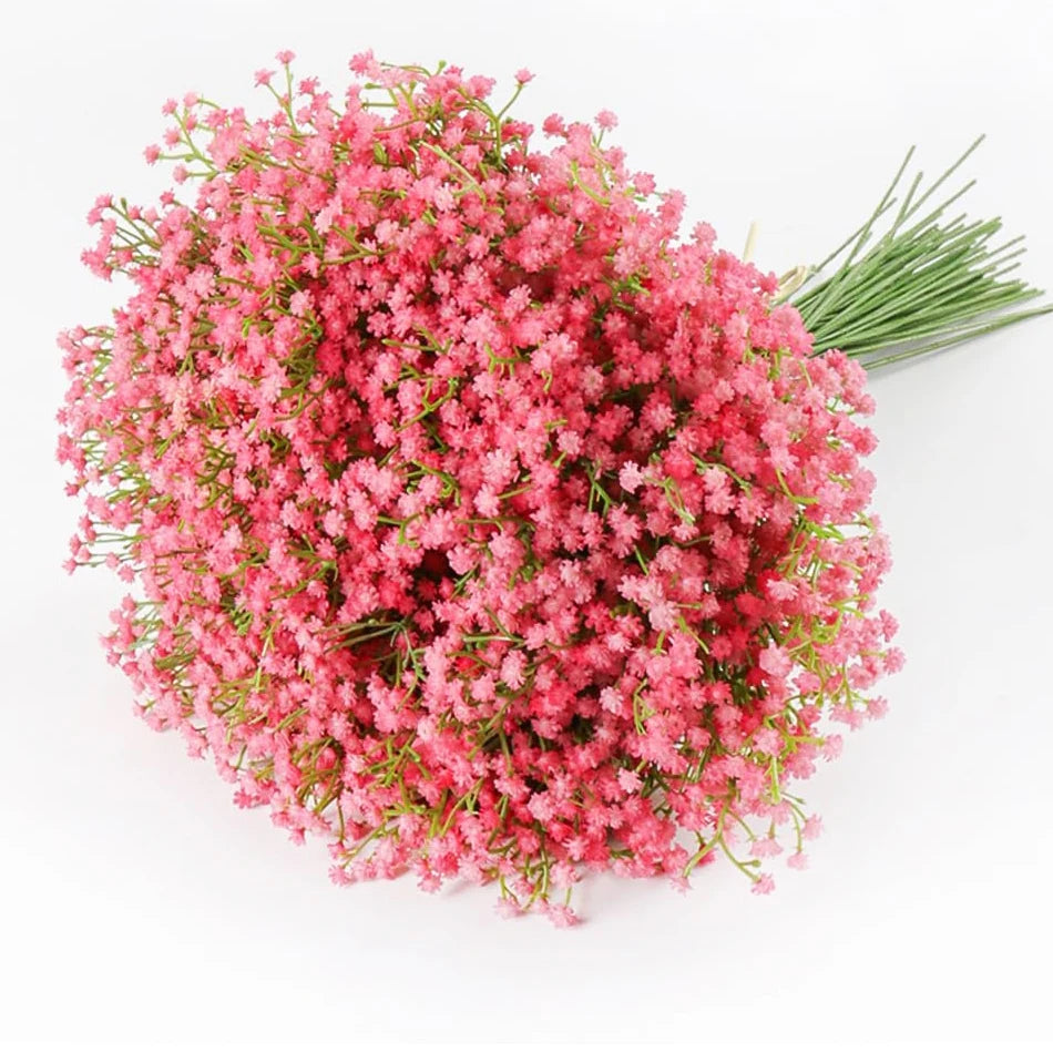 Artificial Babysbreath Flowers for Wedding Table Decor Bouquet
