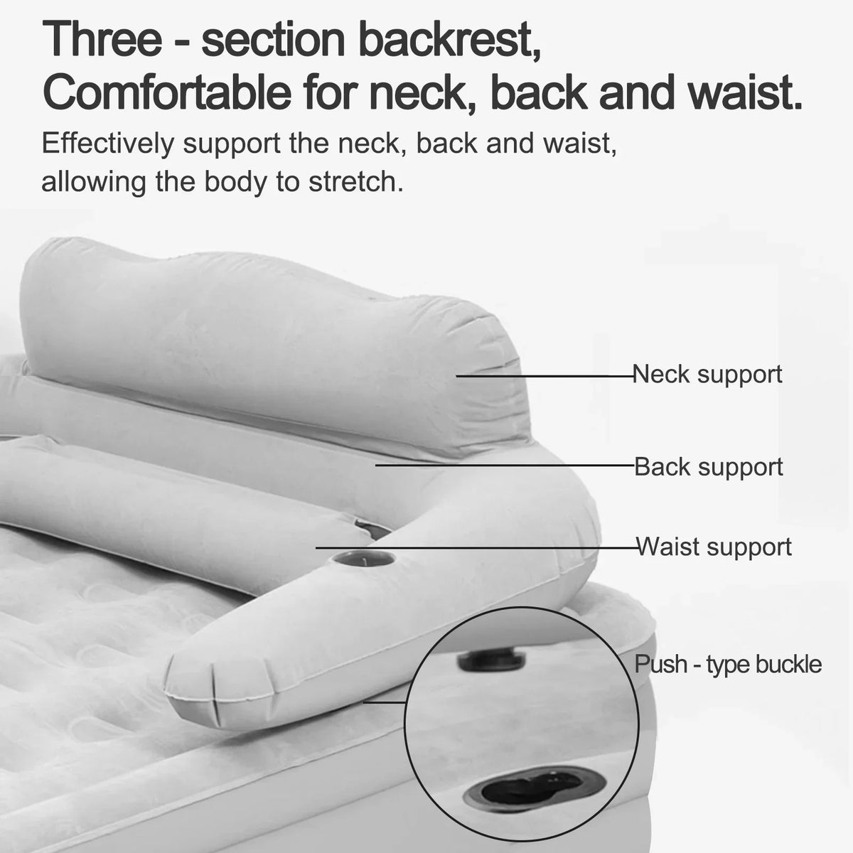 Automatic Inflatable Camping Mattress With Built In Pump