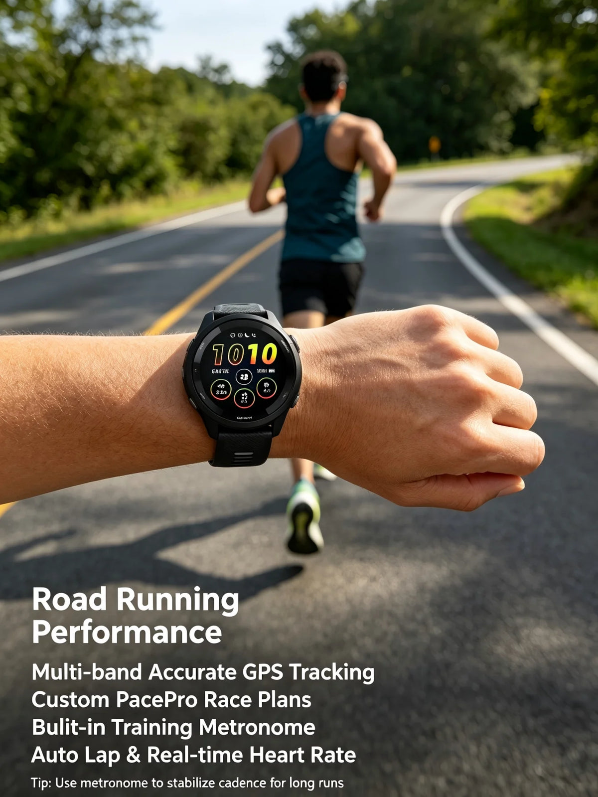 Garmin Forerunner 265 Outdoor GPS Smartwatch With Health Tracking