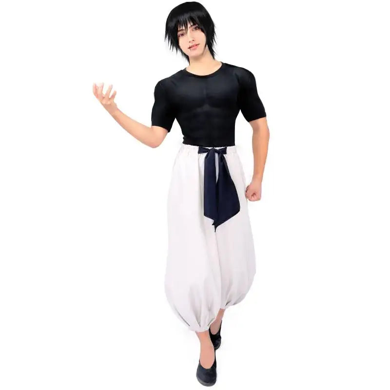 DAZCOS Men's Toji Fushiguro Cosplay Costume Top And Pants Set