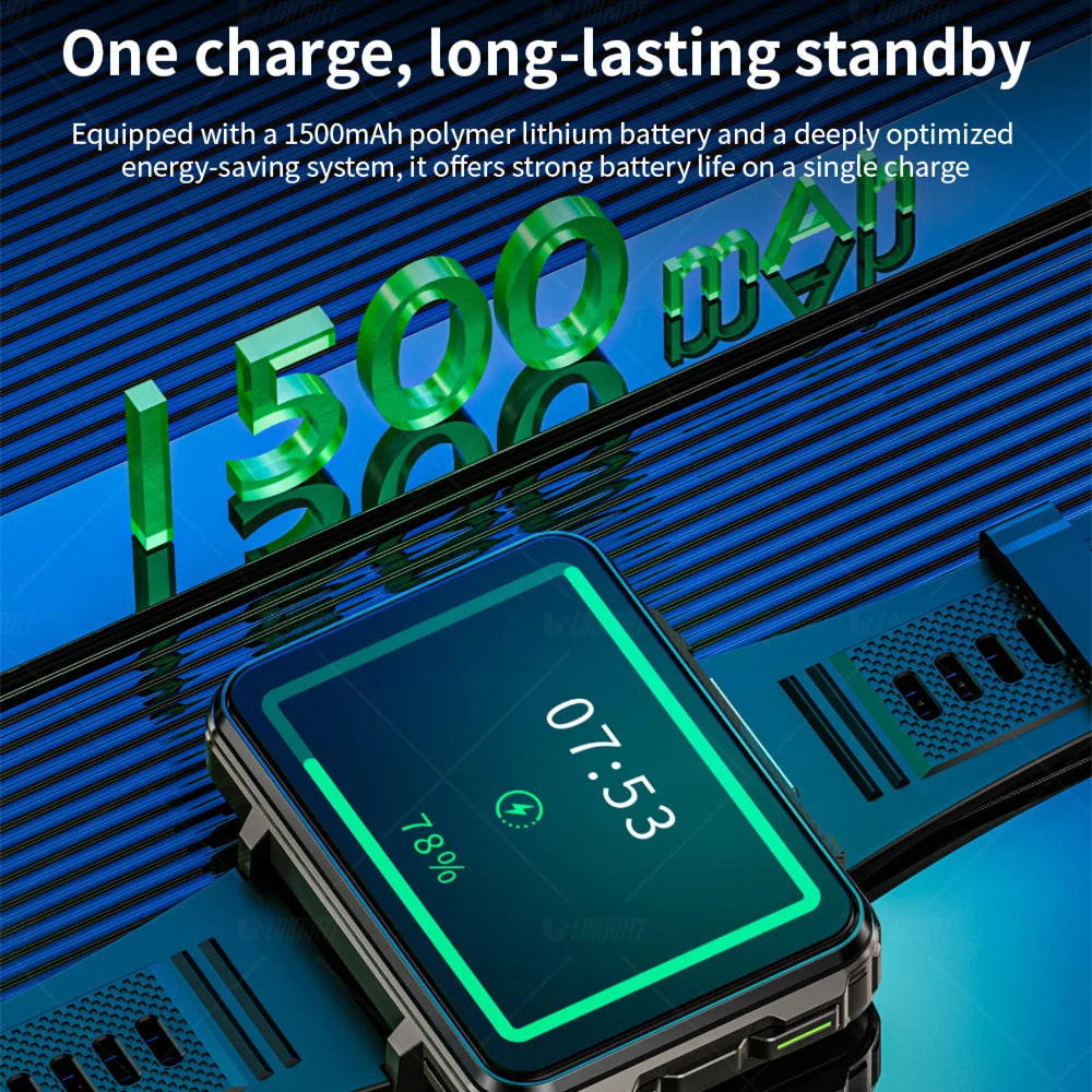 LOKMAT Android Smartwatch Phone With 4G Calls And Dual Cameras
