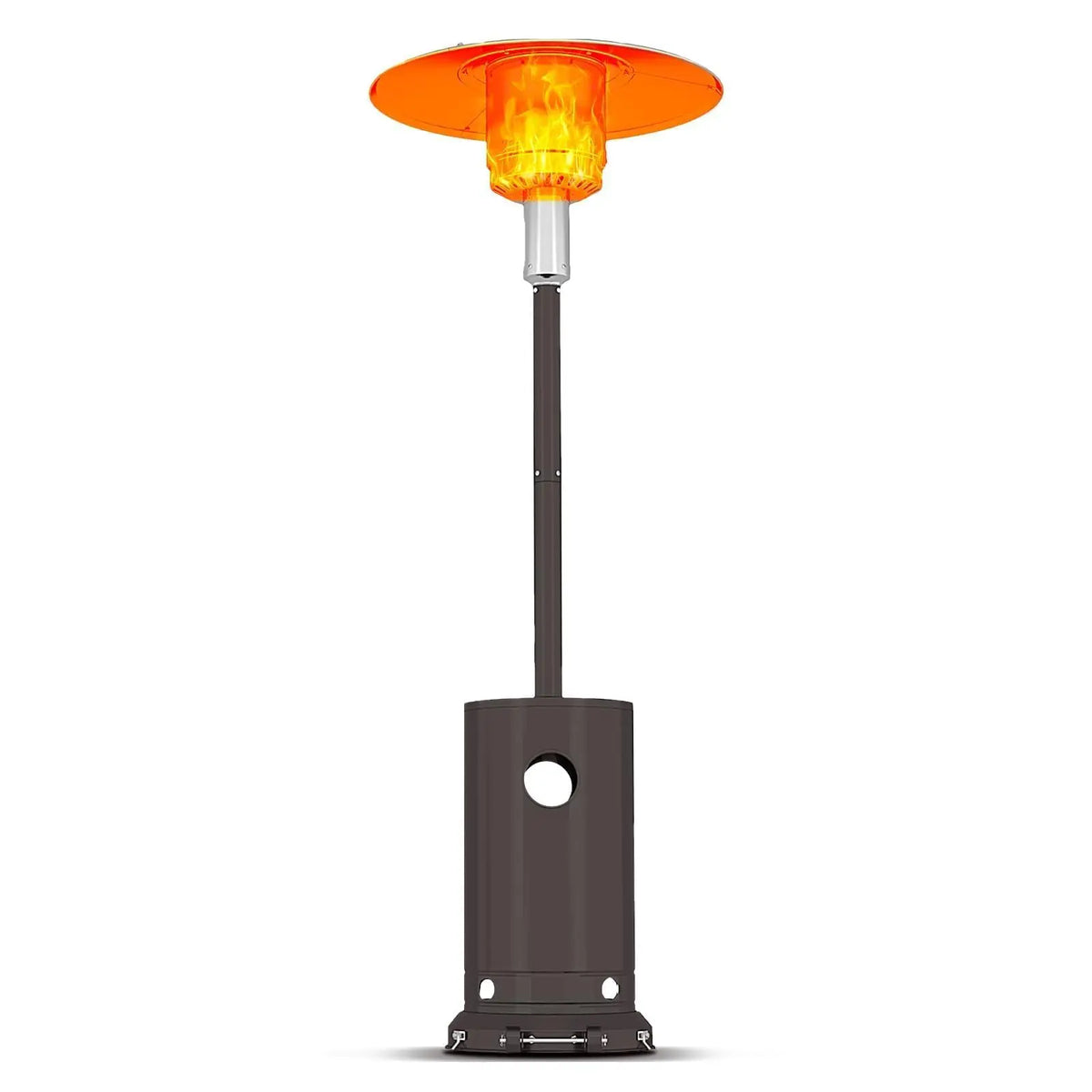 DishyKooker 48000 BTU Propane Patio Heater With Triple Safety Protection